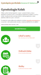 Mobile Screenshot of gynekologiekolek.cz